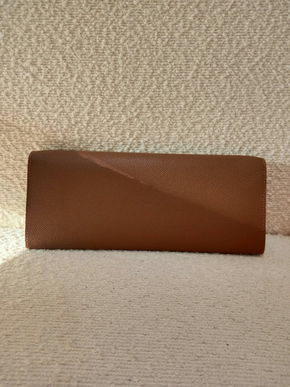 Hermes Maillon Chaine d'Ancre To Go Wallet Epsom Gold on Gold Stamp W 2024