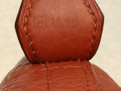 Hermes Bolide 31 Orange Clemence Stamp H Square 2004