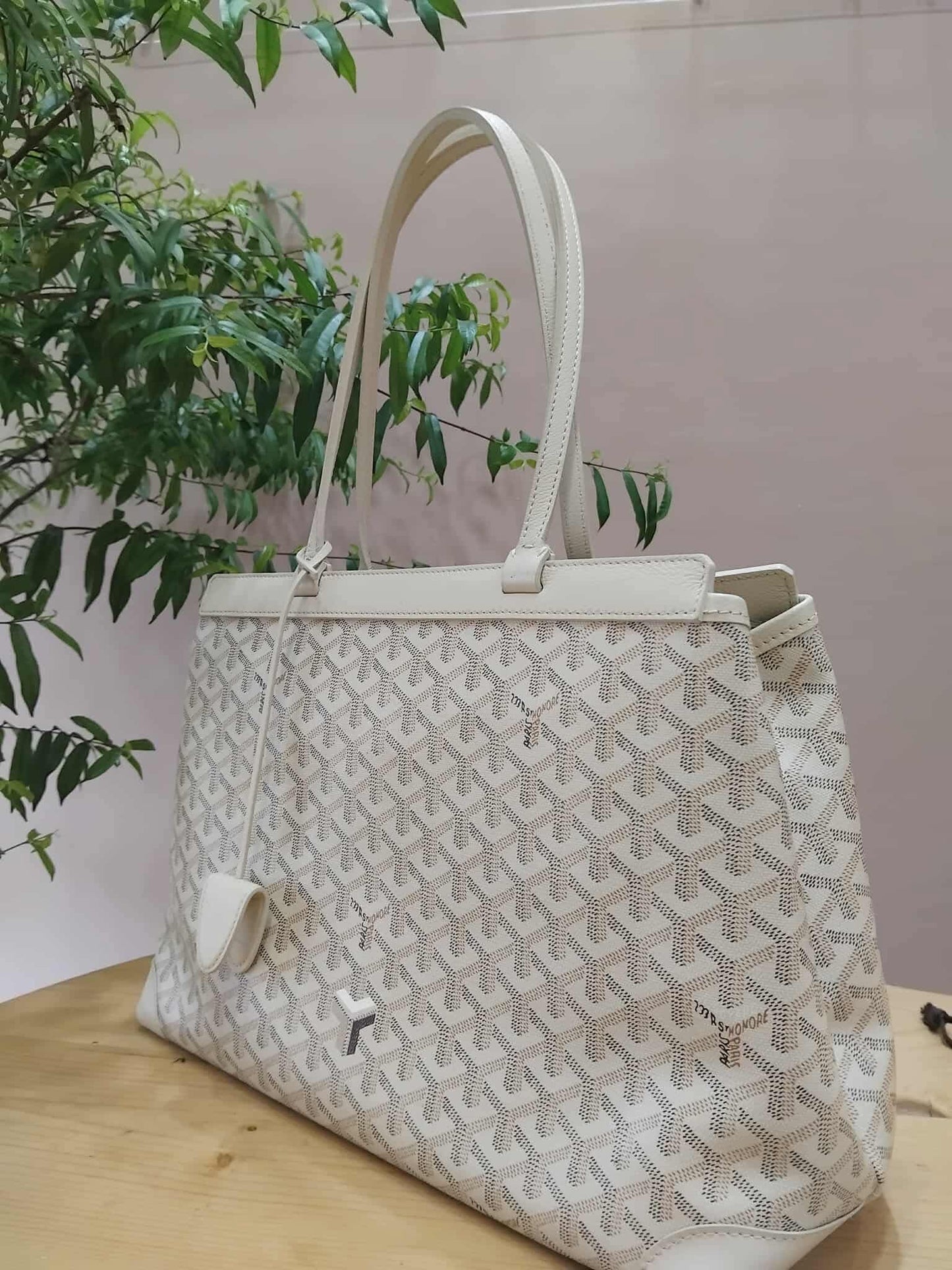 Goyard Bellechasse Biaude White PM