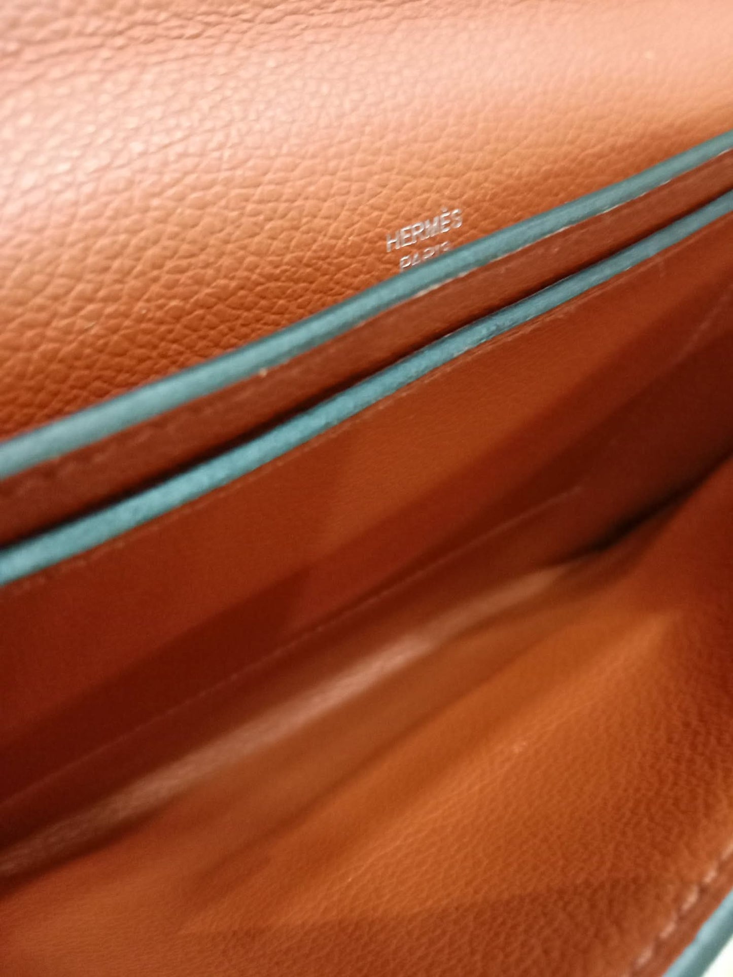 Hermes H Passant Clutch Bicolor Stamp Z 2021