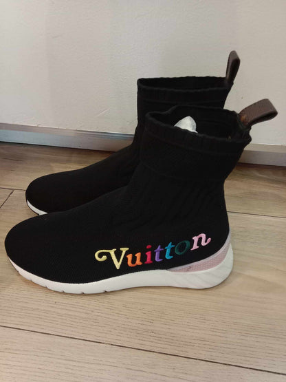 Louis Vuitton Aftergame Logo Sneakers Black 37