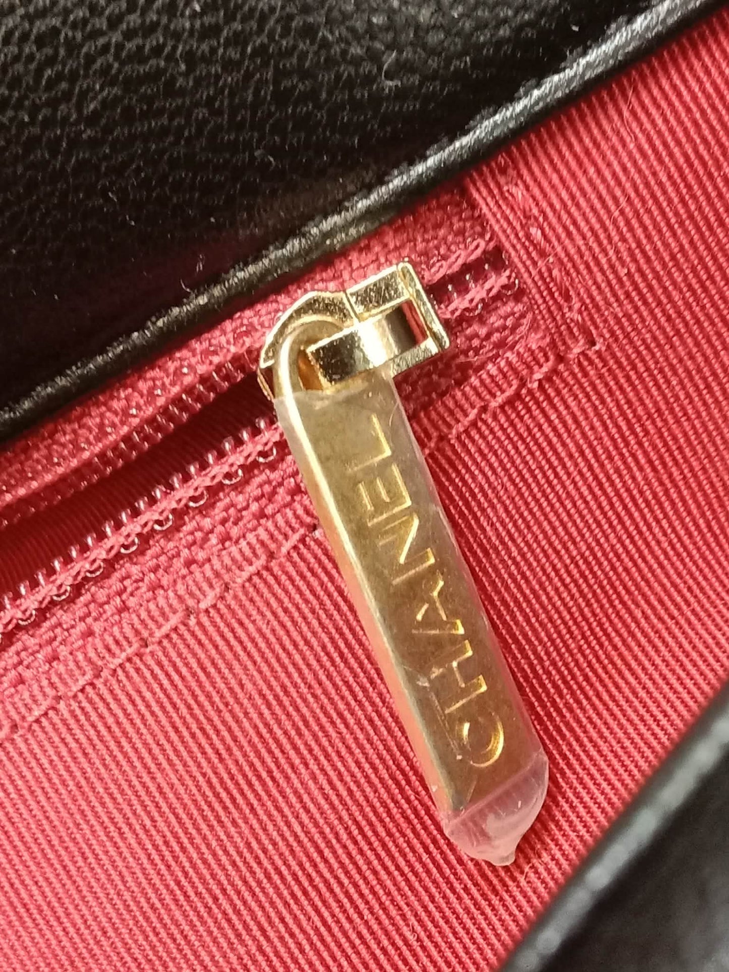 Chanel 19 Lambskin Large Black Series30