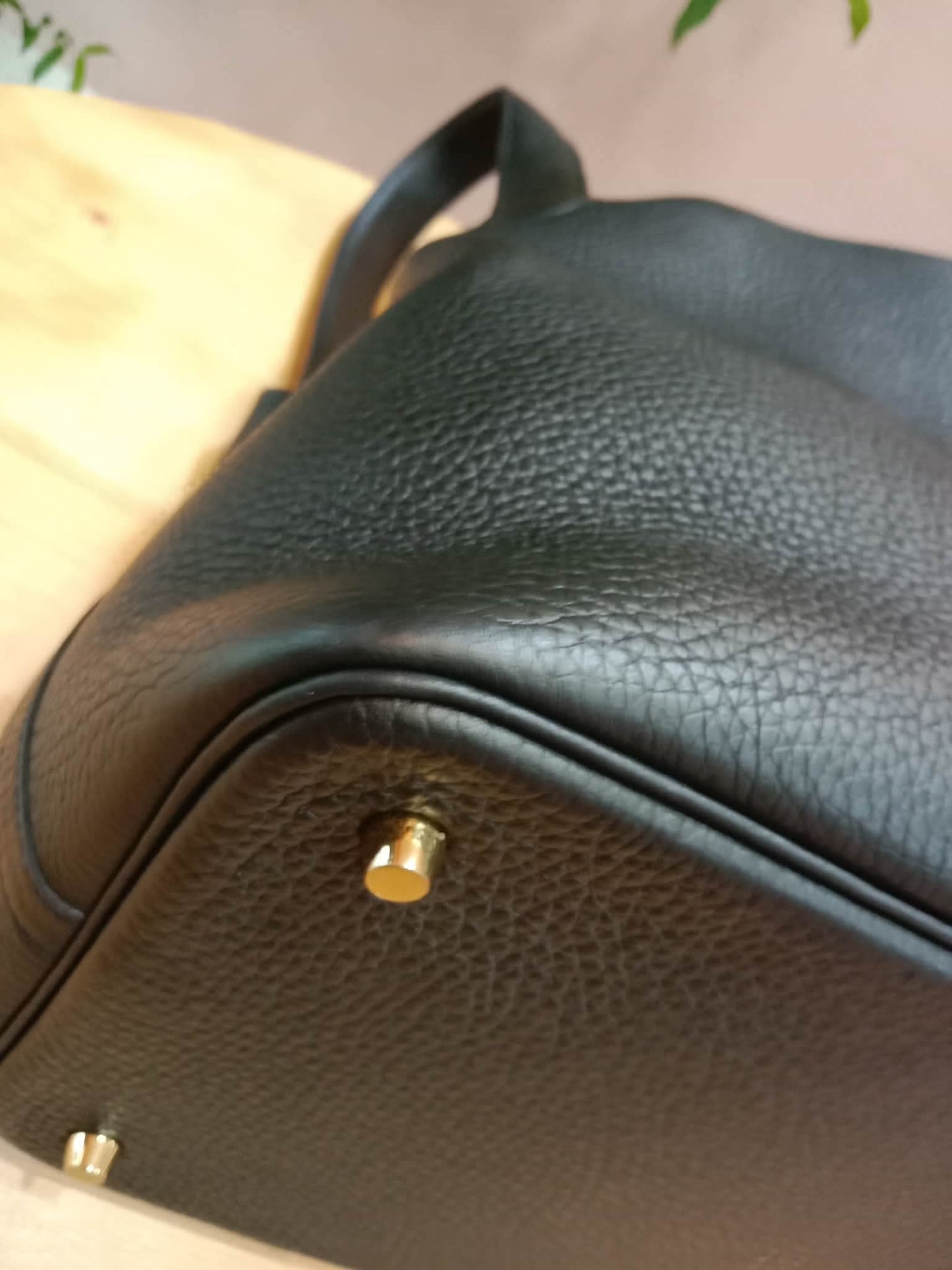 Hermes Picotin 22 Noir Clemence Stamp U 2022