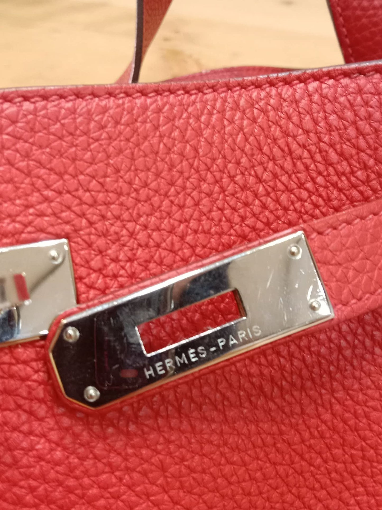 Hermes So Kelly 22 Togo Red Stamp R Square 2014