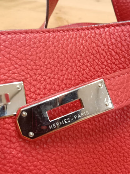 Hermes So Kelly 22 Togo Red Stamp R Square 2014