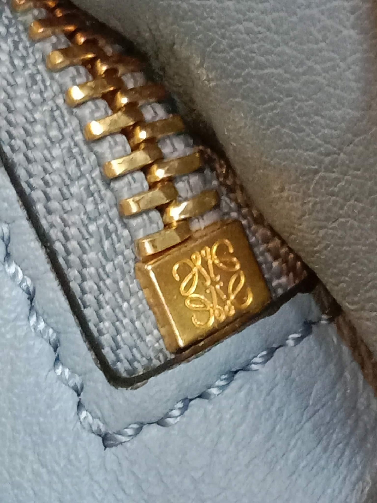 Loewe Puzzle Bag Tricolor Blue Medium