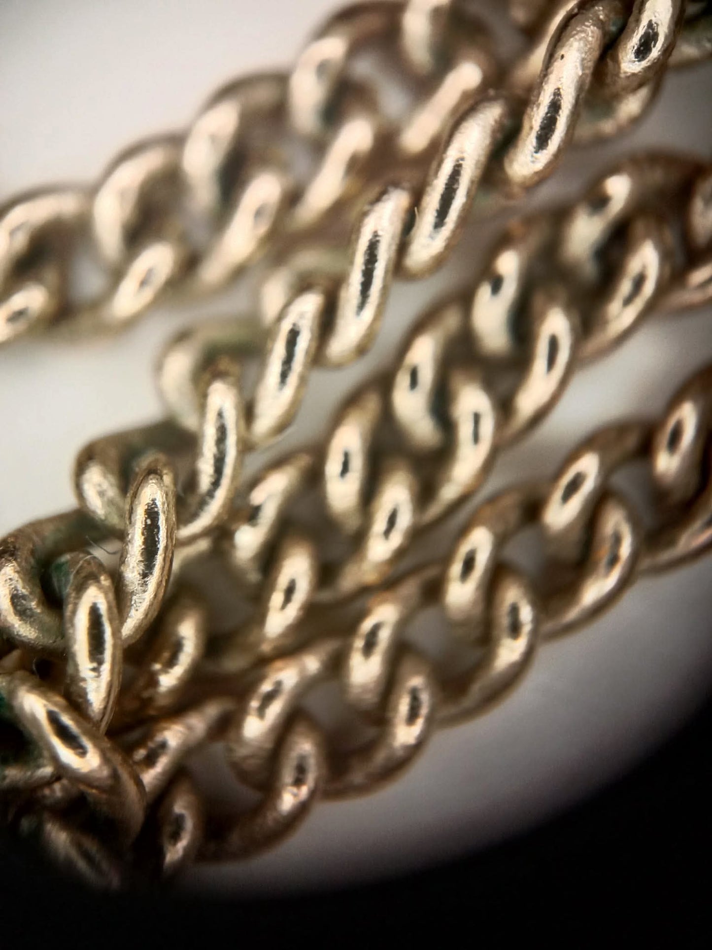 Chanel Crystal CC Pendant Crystal Necklace Silver