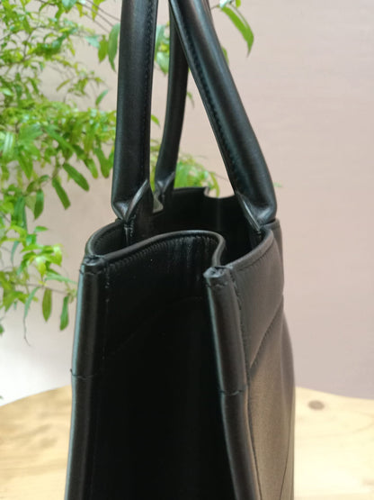 Christian Dior Book Tote Calfskin Medium Black PM