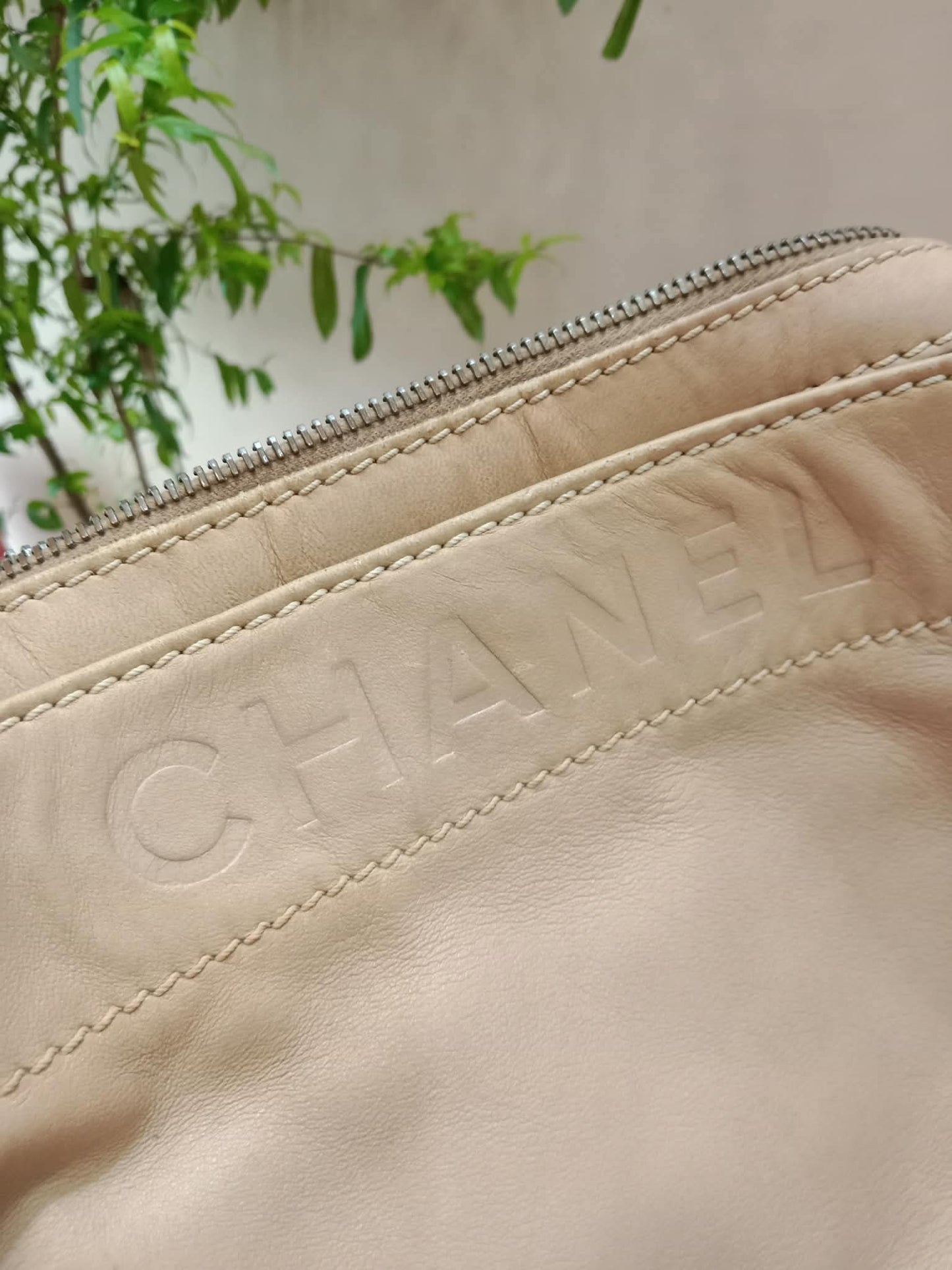 Chanel LAX Accordion Beige Lambskin Series 8