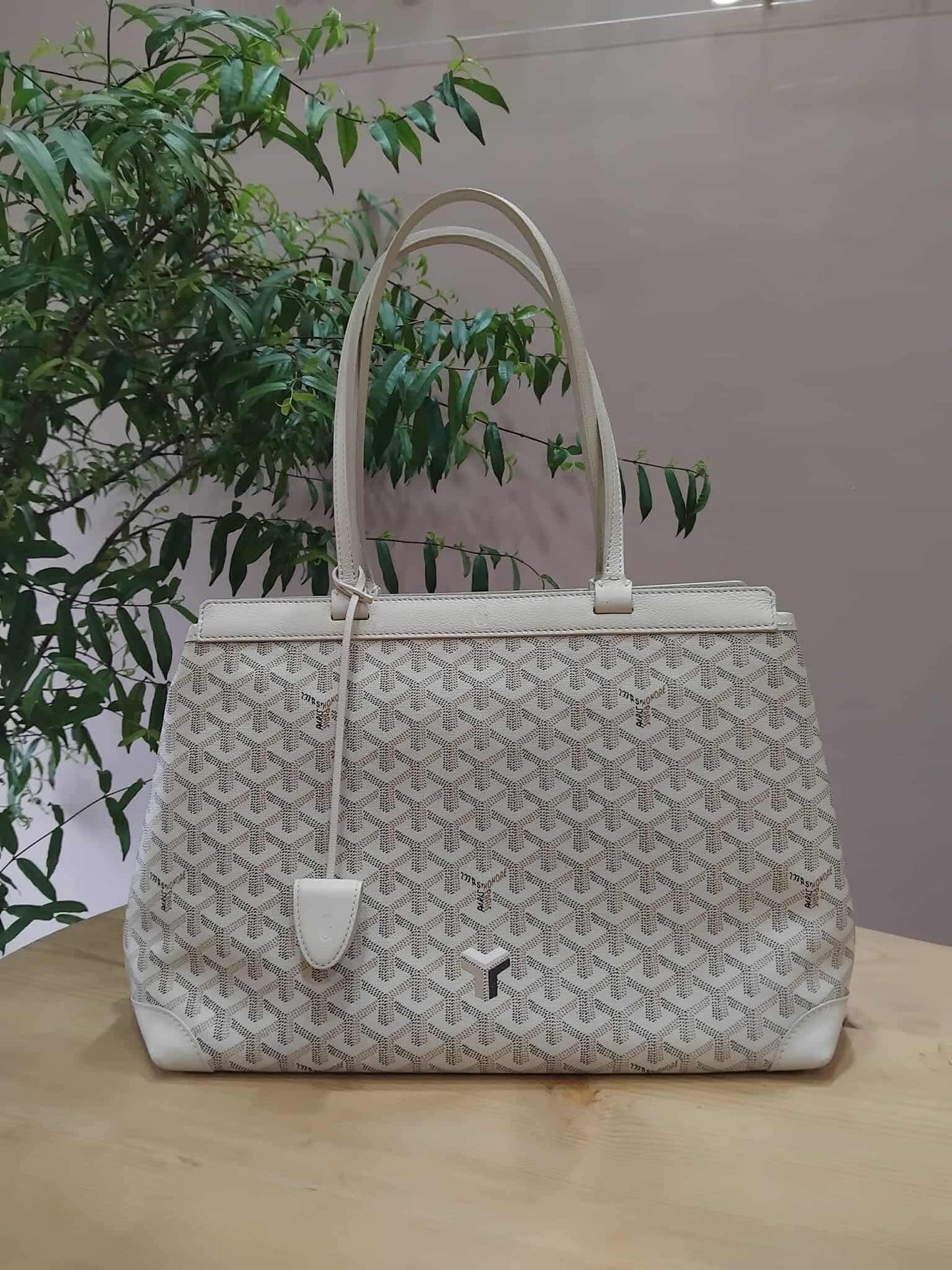 Goyard Bellechasse Biaude White PM