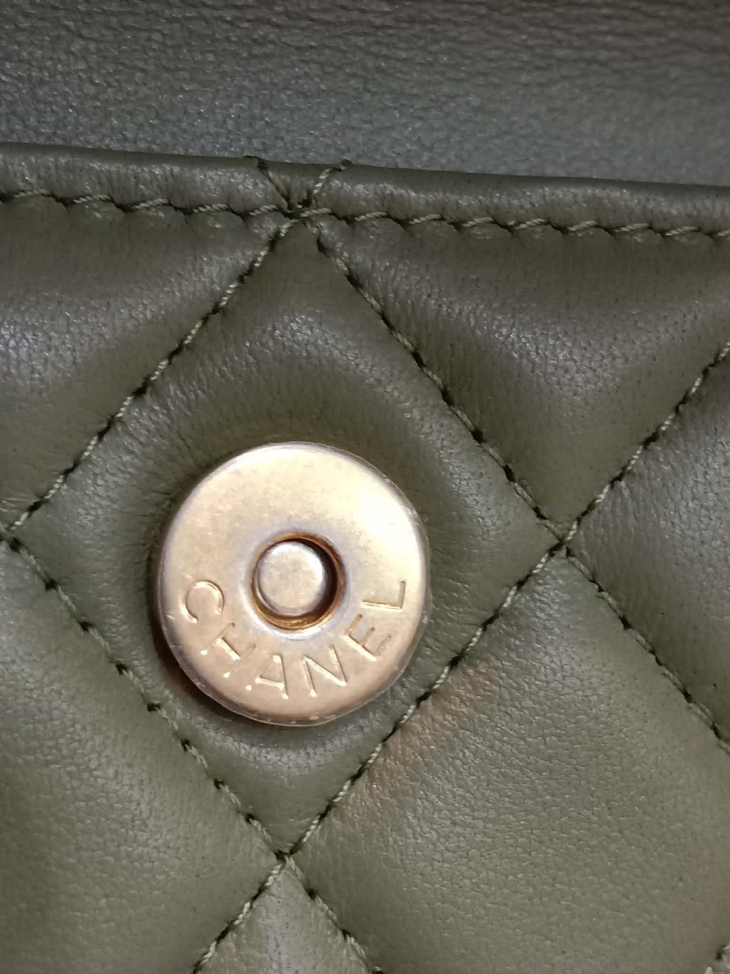 Chanel Pearl Crush Mini Quilted Lambskin Flap Bag Matcha Series 31