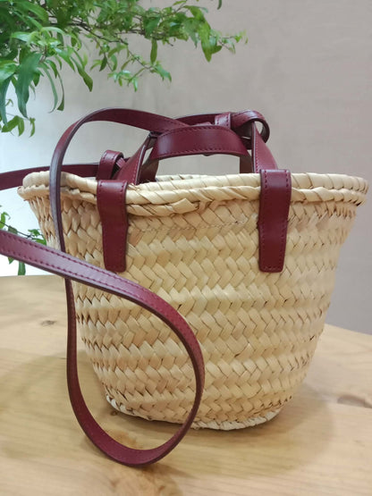 Celine Triomphe Panier Basket Purple Bag