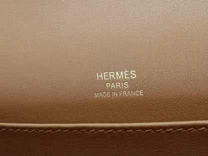 Hermes Geta Chevre Mysore/Swift Etoupe GHW Stamp U 2022