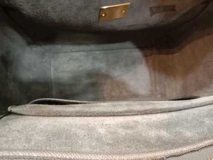 Celine Mini Belt Bag Grey in Grained Calfskin GHW
