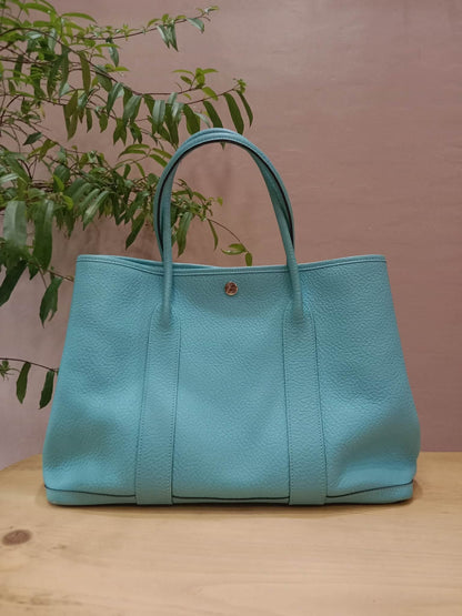 Hermes GPT 36 Bleu Atoll Clemence Stamp T 2015