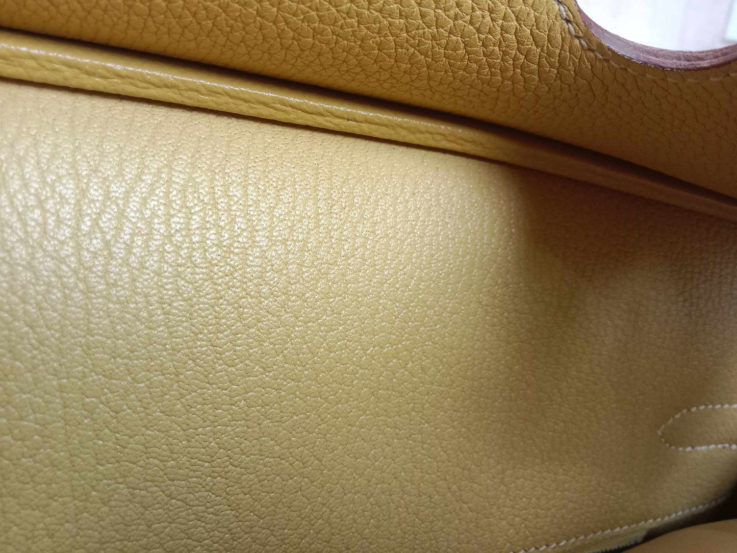 Hermes Birkin 35 Jaune Poussin Togo Stamp M Square 2009