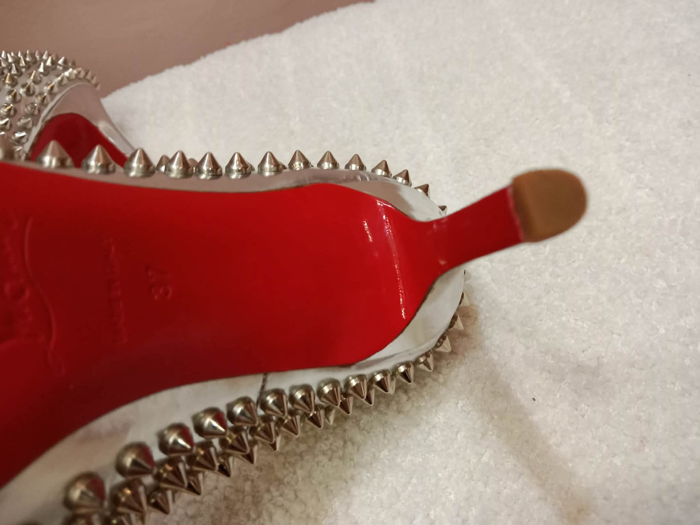 Christian Louboutin Condora Spikes Pumps Size 37