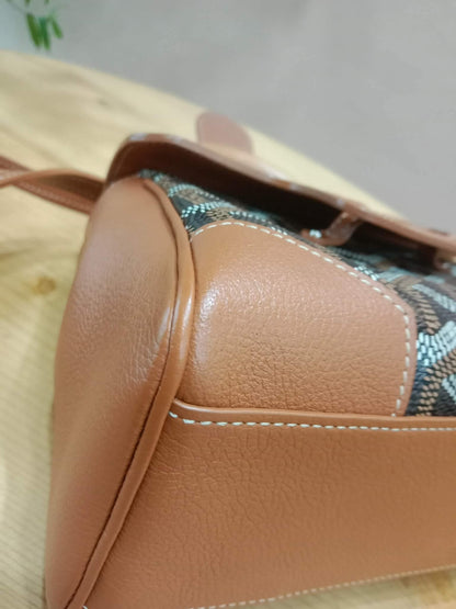 Goyard Saigon Souple Mini Tophandle Bag Bag Black/Tan