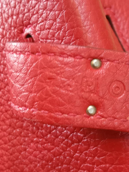 Hermes So Kelly 22 Togo Red Stamp R Square 2014