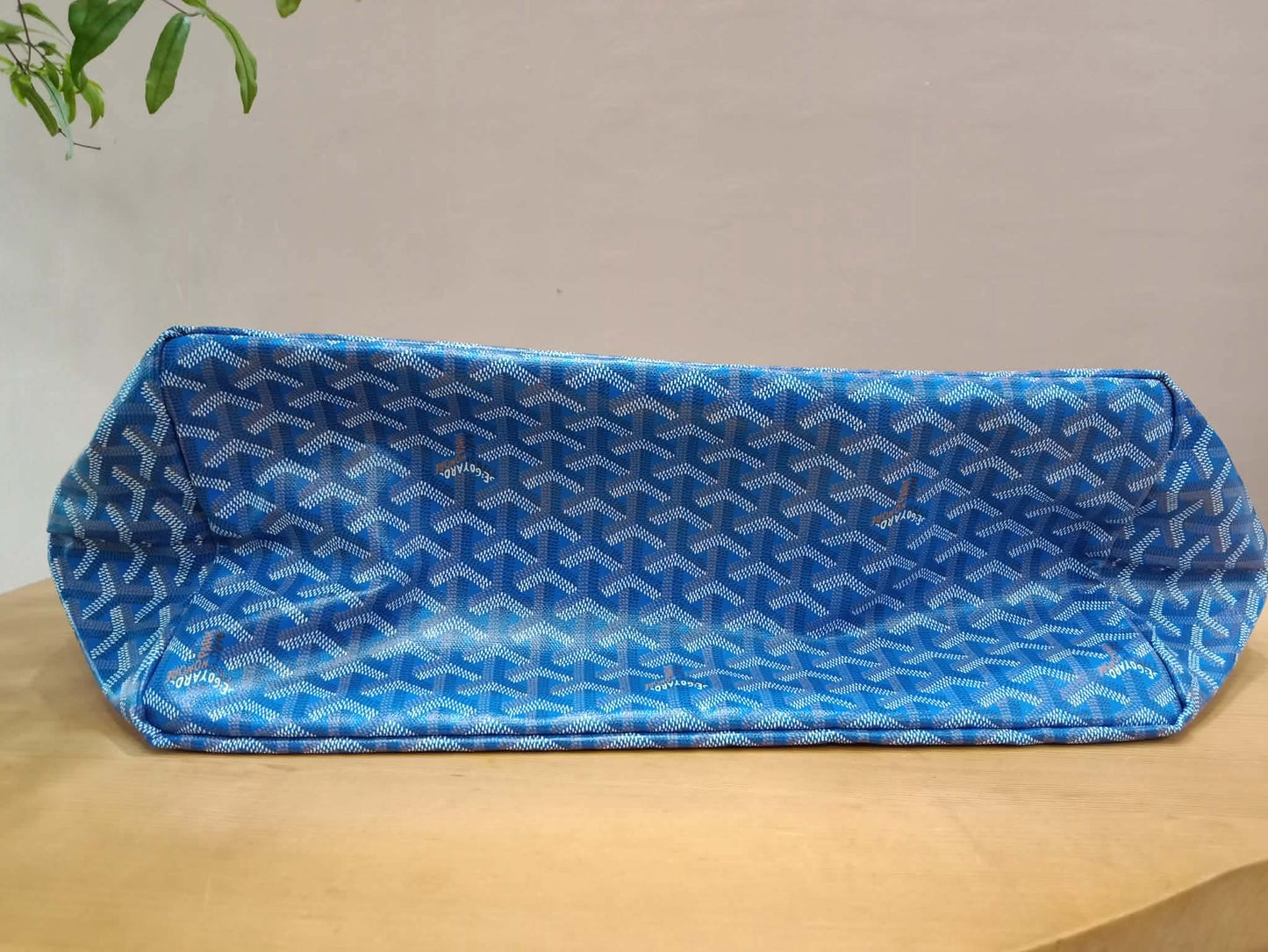 Goyard Saint Louis Tote Blue GM