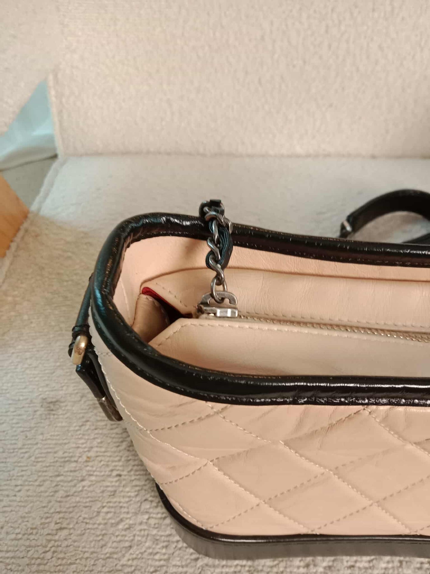 Chanel Gabrielle Bicolor Peach/Black Series 27