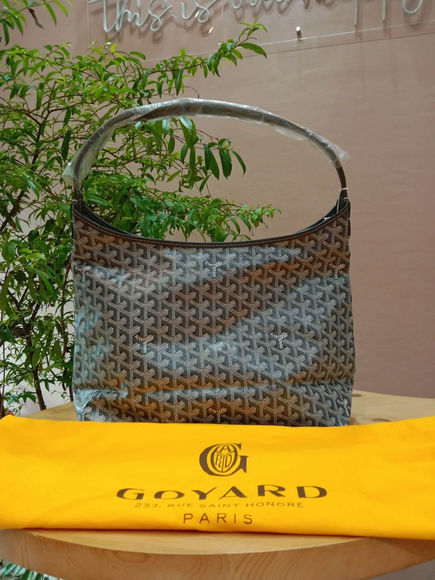 Goyard Boheme Hobo Bag Grey PM