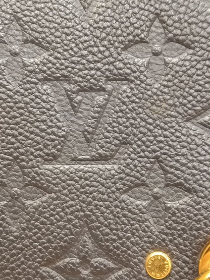 Louis Vuitton Marine/Rouge Monogram Empreinte Leather Blanche BB Bag
