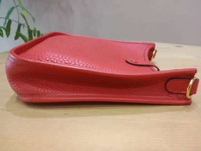 Hermes MIni Evelyne Orange Clemence Stamp Y 2020