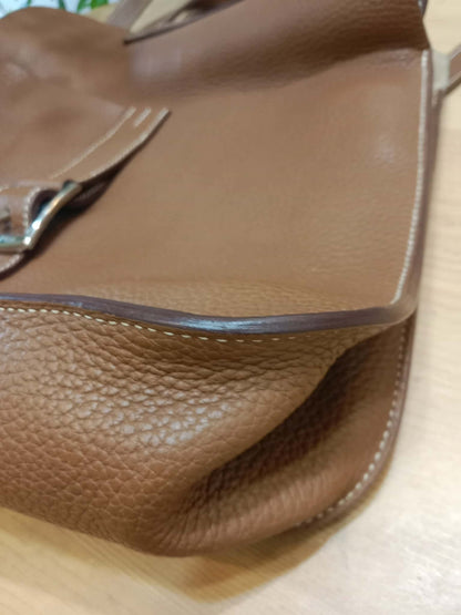 Hermes Halzan 31 Clemence Gold Stamp R 2014