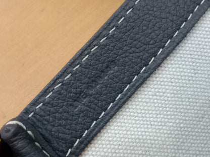 Goyard Saigon Tote Bag Goyardine Canvas with Structured Leather Trim Gris MM