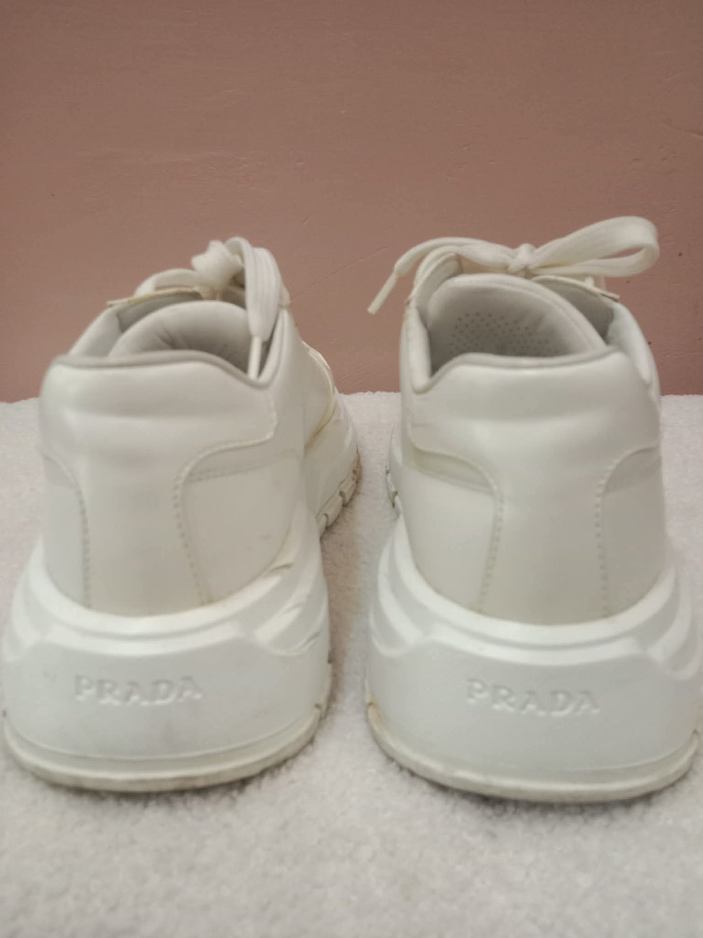 Prada Prax 01 Sneakers White Size 37.5