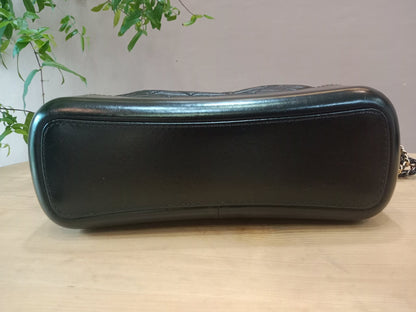 Chanel Gabrielle Medium Calfskin Black Series 24