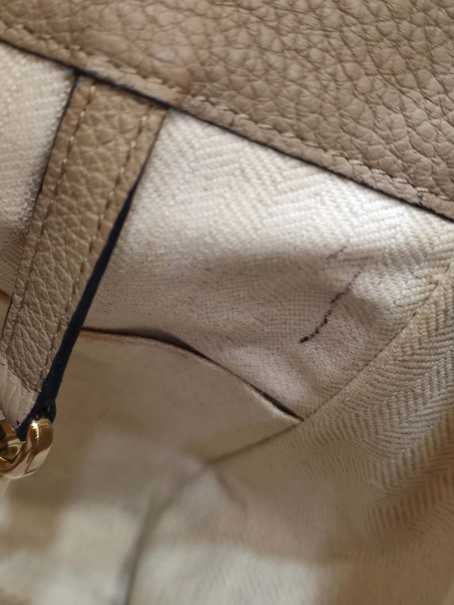 Loewe Hammock Bicolor Taupe/Brown Small Bag