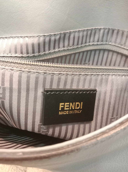 Fendi Mama Baguette Gray Shoulder Bag