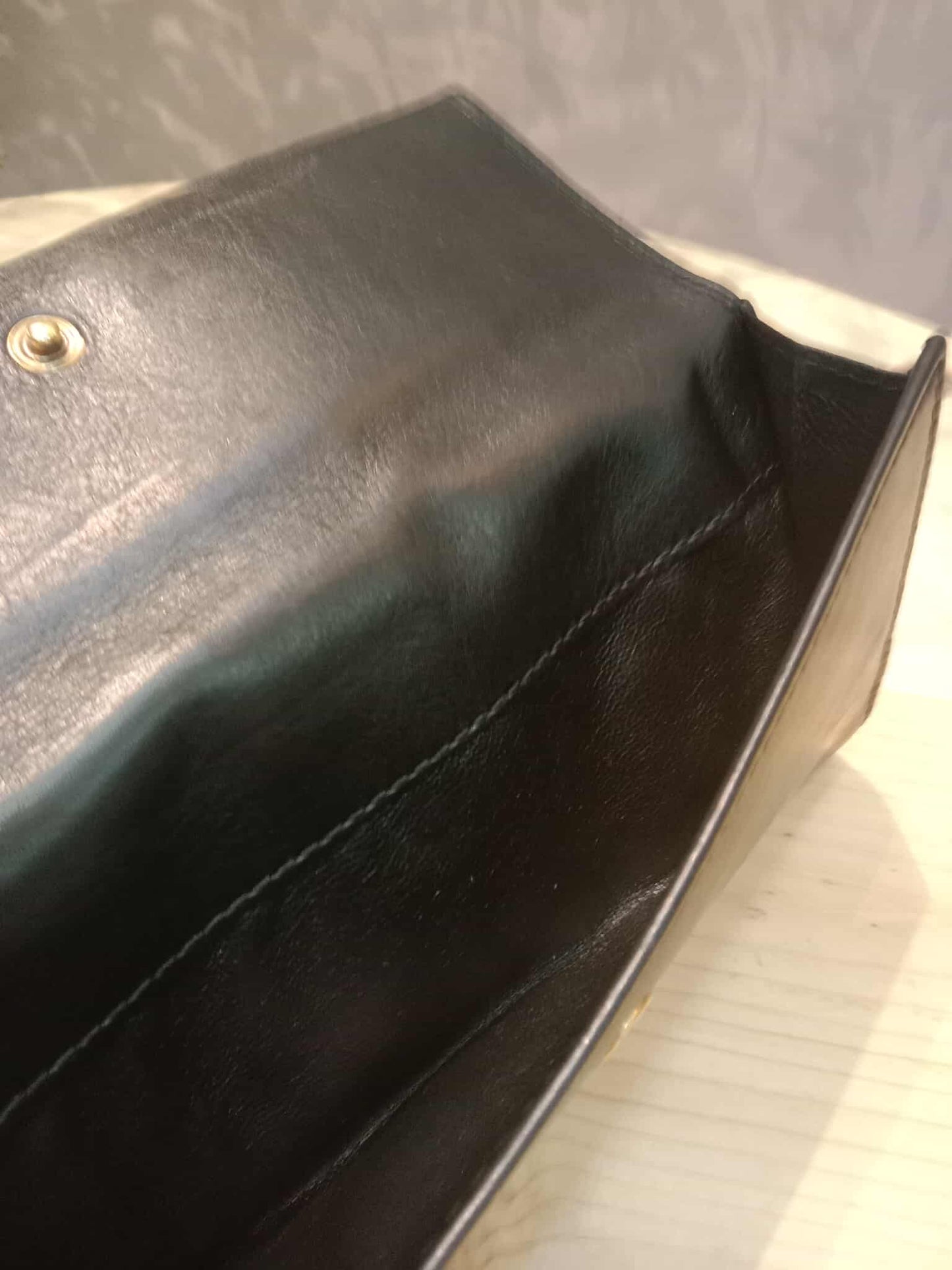 Gucci GG Marmont French Continental Wallet Black