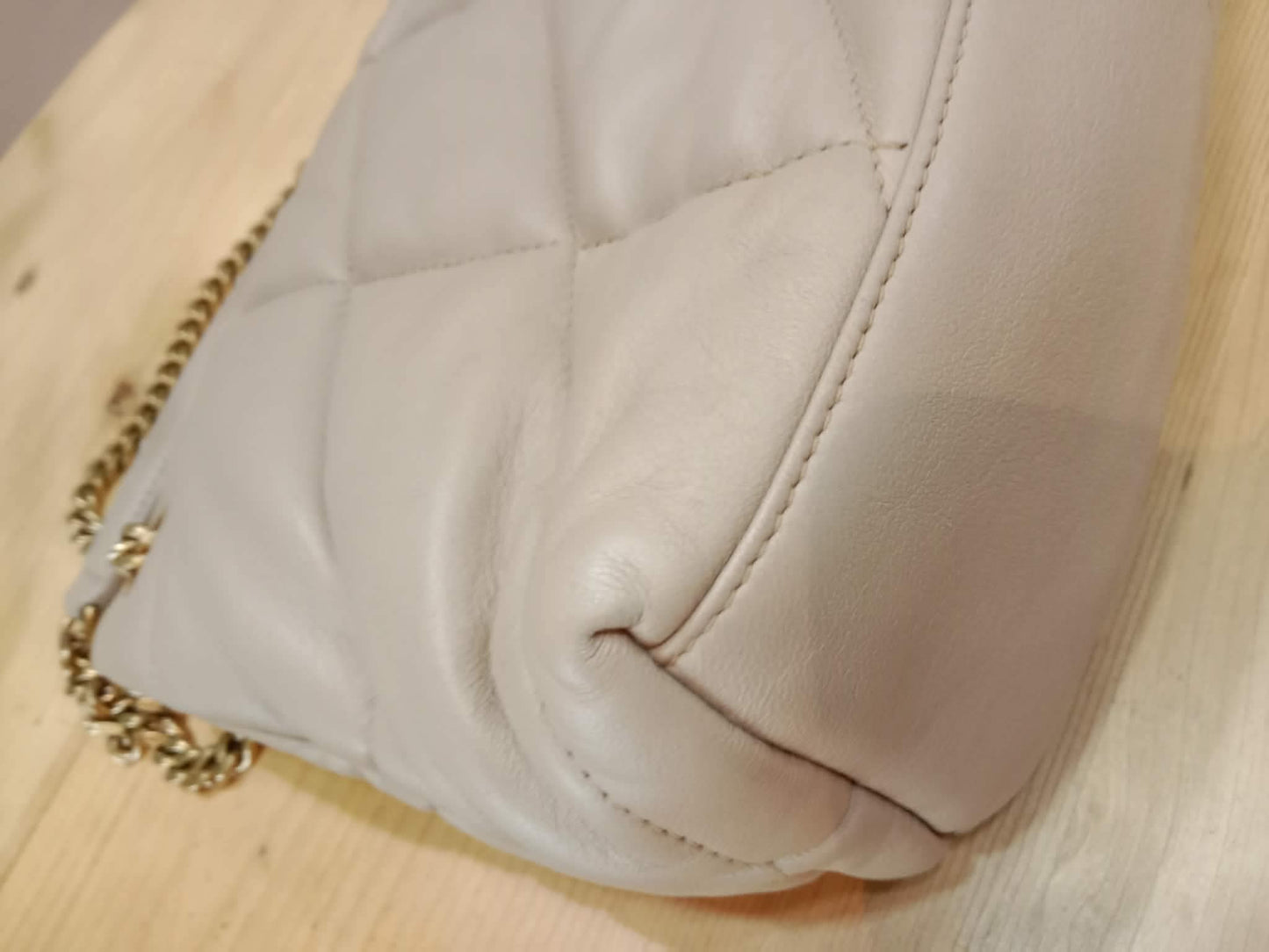 Saint Laurent Quilted Lambskin Lou Puffer Shoulder Bag