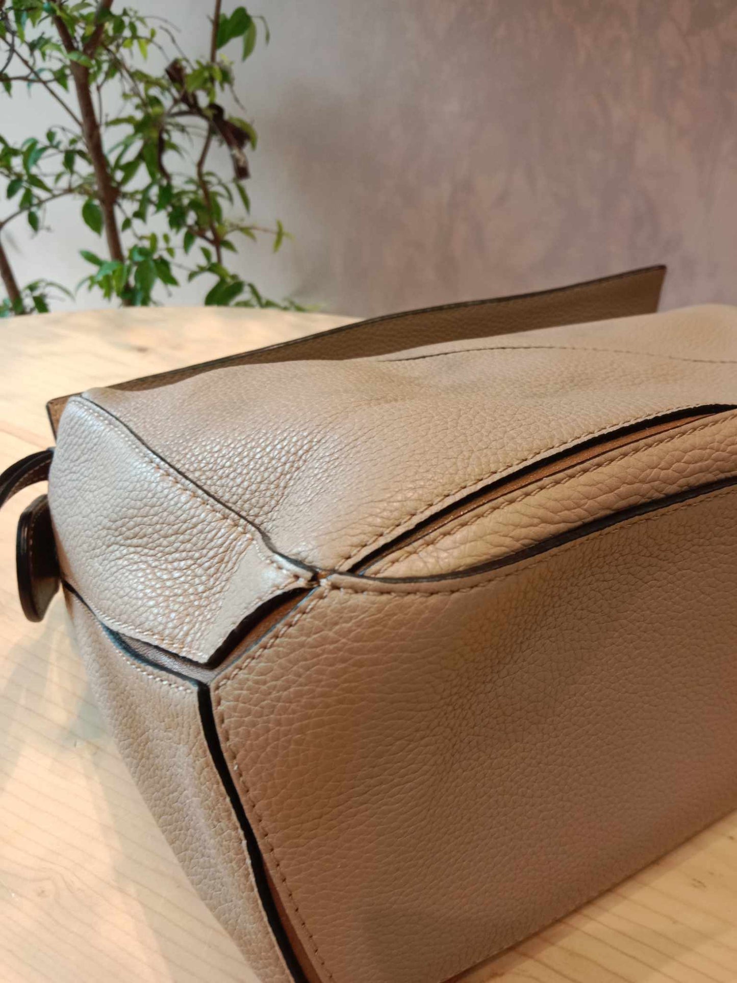 Loewe Puzzle Bag Bicolor Brown/Taupe Small