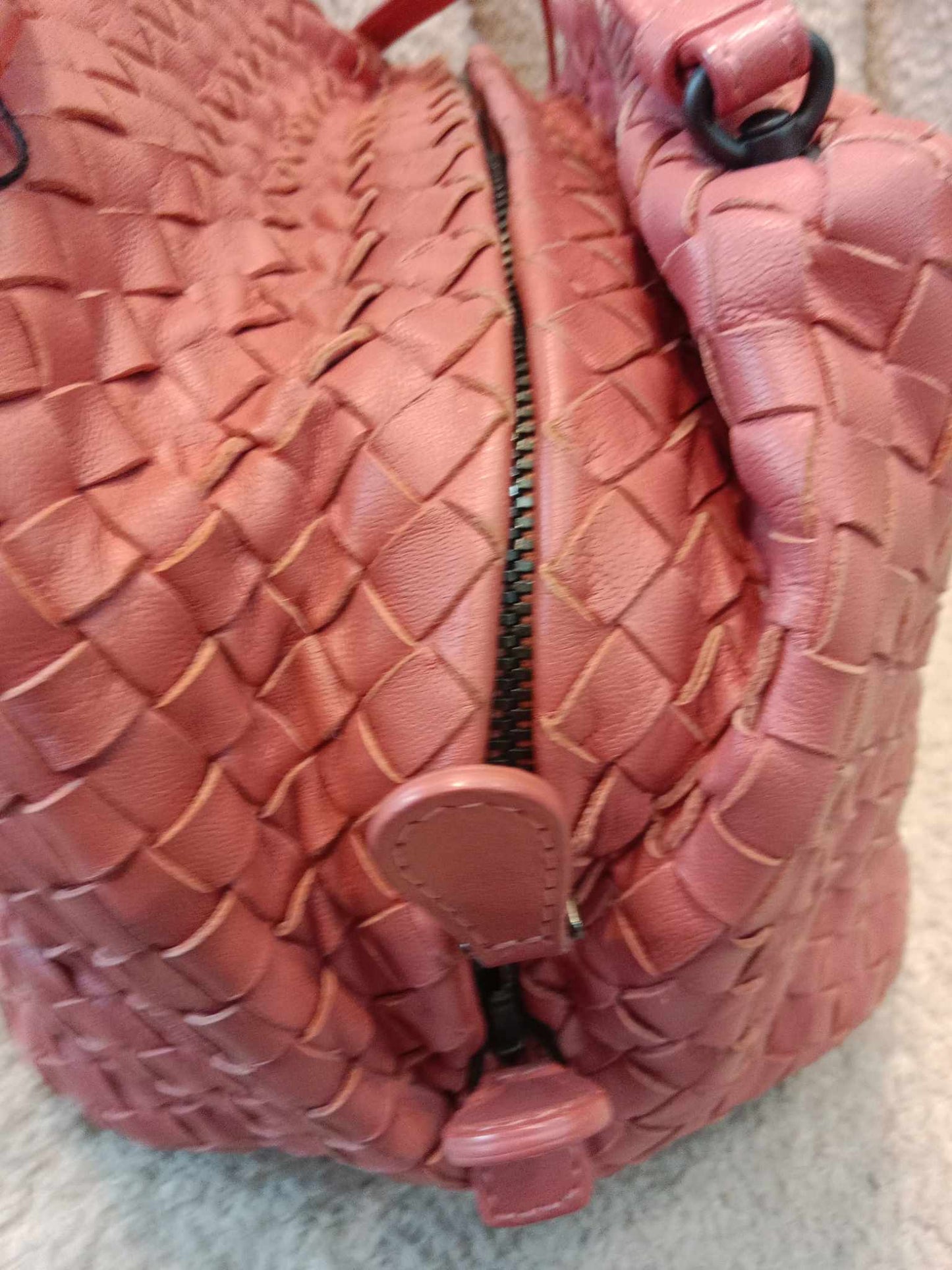 Bottega Veneta Vintage Nodini Shoulder Bag Pink