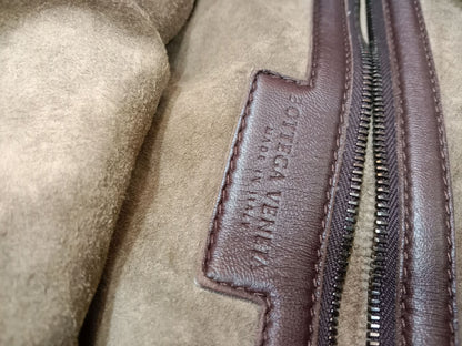 Bottega Veneta Intrecciato Espresso Woven Nappa Leather Maxi Bag