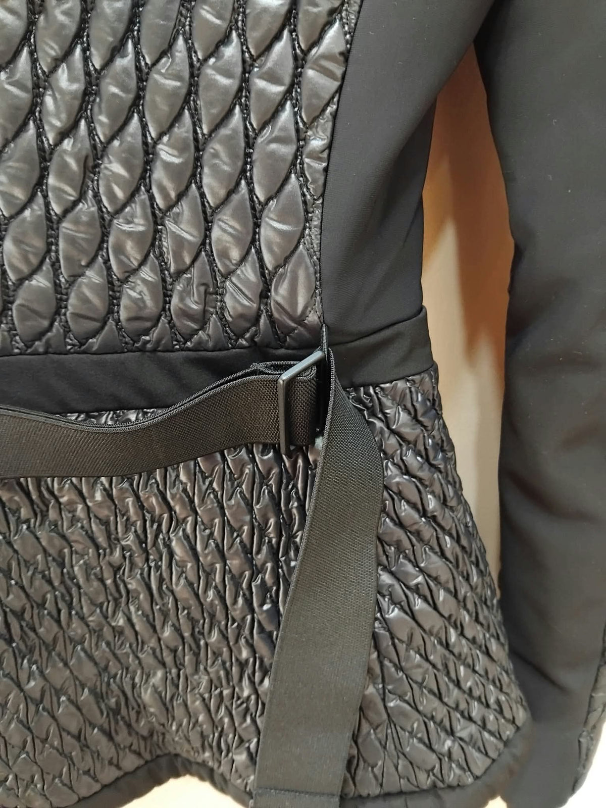 Moncler Grenoble "Cailly" Quilted Hooded Jacket in Black