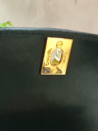 Chanel Diana Black Lambskin Series 2