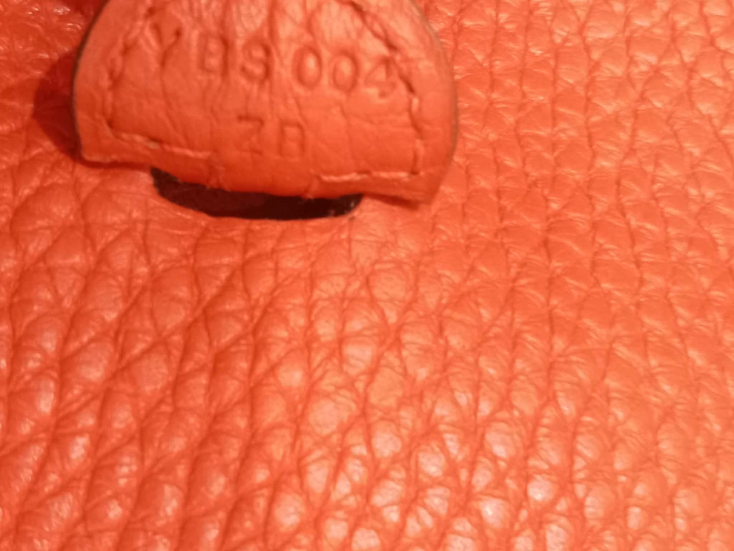 Hermes MIni Evelyne Orange Clemence Stamp Y 2020