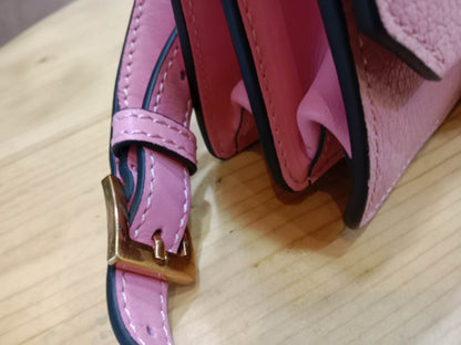 Miu Miu Lady Shoulder Bag Crafted Calfskin Pink