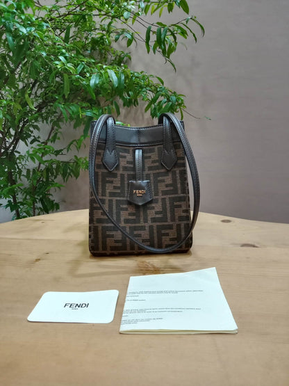 Fendi Origami Mini Bag Brown