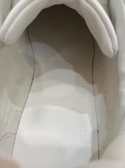 Hermes Day White Kelly Sneakers Rose Gold Buckle Size 35