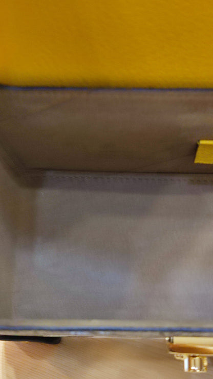 Gucci GG Floral Bamboo Bag Yellow