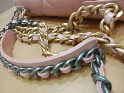 Chanel 19 Lambskin Light Pink Small Series 29