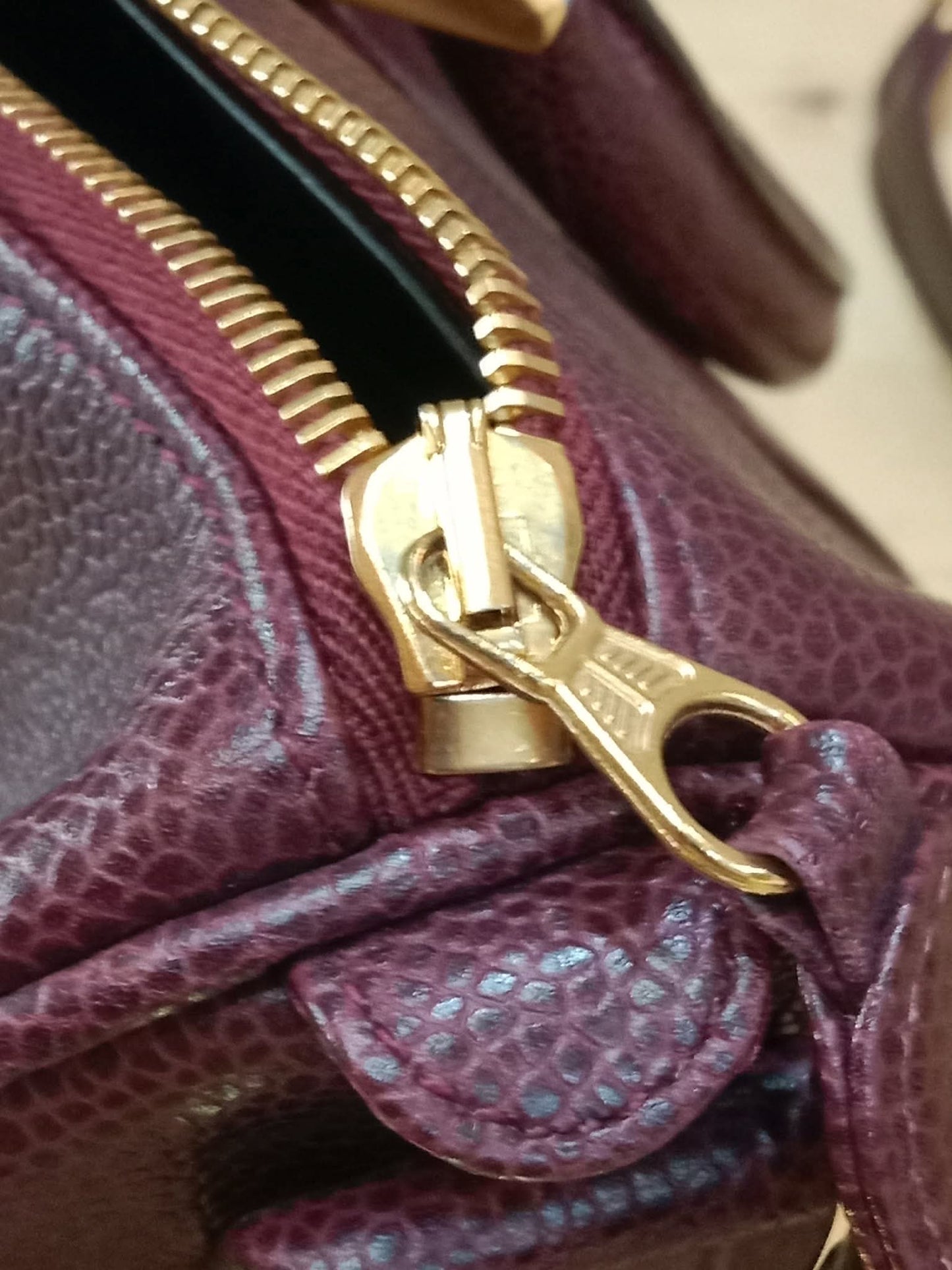 Chanel Boston Bag Burgundy Caviar Series 2