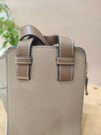 Loewe Hammock Bicolor Taupe/Brown Small Bag