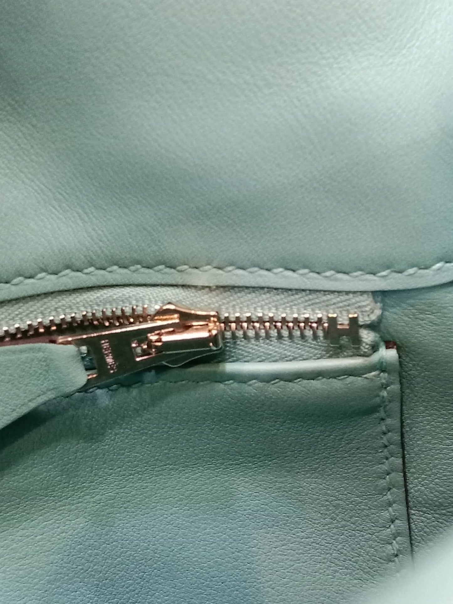Hermes Berlin Mini Bleu Atoll Swift Stamp T 2015